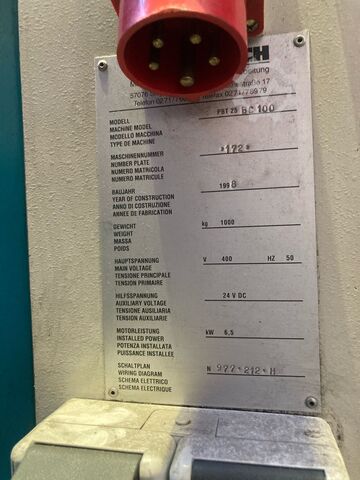 Rohrbiegemaschine Indumasch PBT 25 BC100