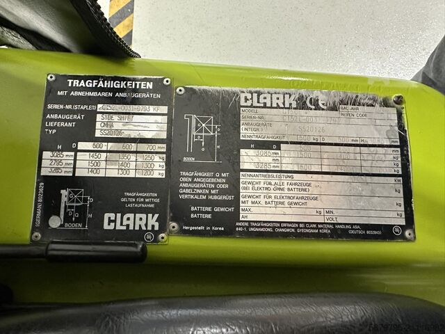 Forklift CLARK C15CL | SS