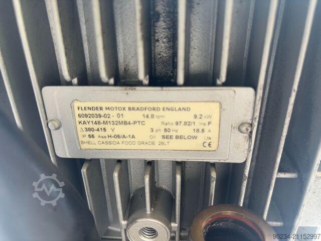 Gebrauchter Winkworth PV3000 3.000 Liter Edelstahl-Prozessbehälter WINKWORTH PV3000