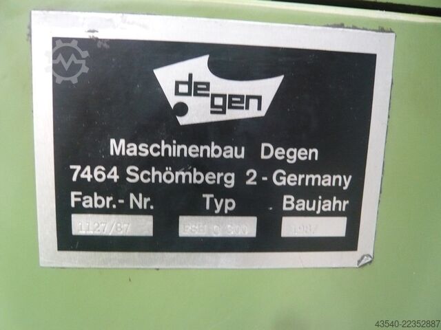 Surface grinding machine Degen FSH O 300