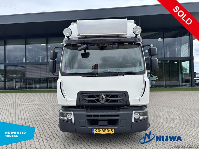 Sliding tarpaulin Renault D WIDE 4x2 Schuifzeil + Laadklep 2000KG