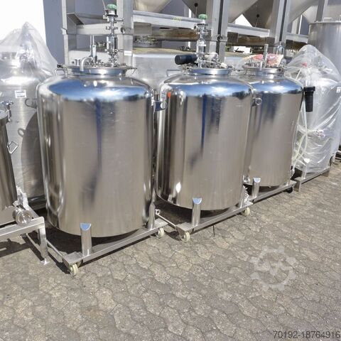 500 liter pressure tank made of V4A  