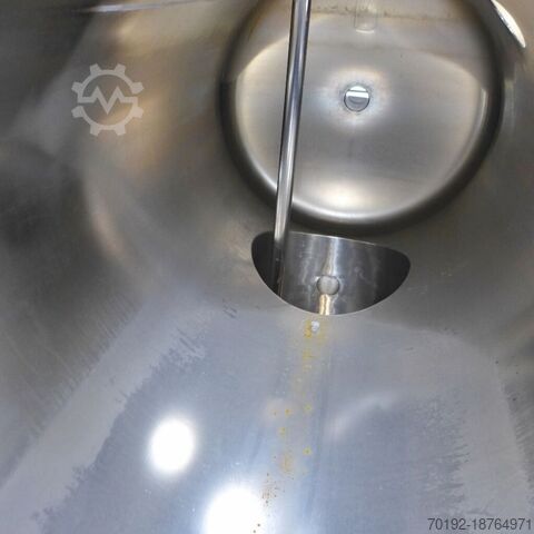 1600 liter insulated pressure tank made of V4A  