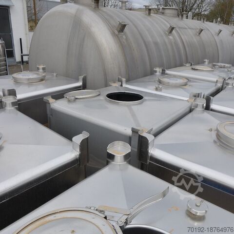 1950 liter bulk container made of V4A  