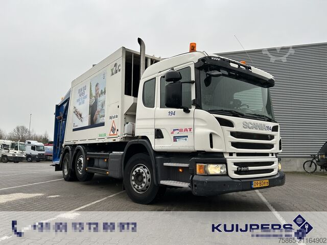 Abfallsammelfahrzeug Scania P 280 / Haller X2C MEKAV 20 m3 / Garbage Truck ...