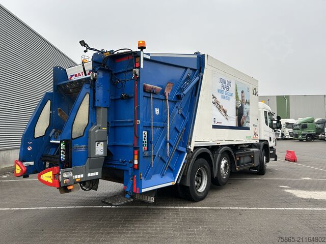 Abfallsammelfahrzeug Scania P 280 / Haller X2C MEKAV 20 m3 / Garbage Truck ...