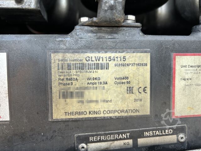 Kühl-/Tiefkühltransport System Trailers - VeDeCar / Thermo King Koeler -29 gr / Duo Tem...