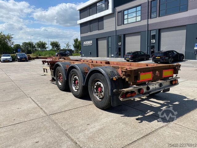 Container transport Renders Euro 800 / 2x Extendable / 1x Lift Axle / Disc ...