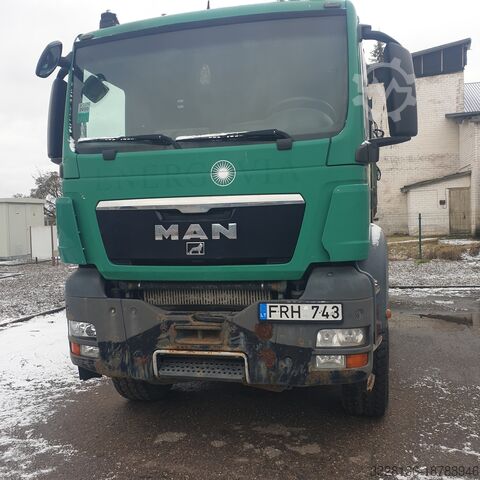 Truck mounted with wood processing equip MAN TGS 33.540 6x6 BB