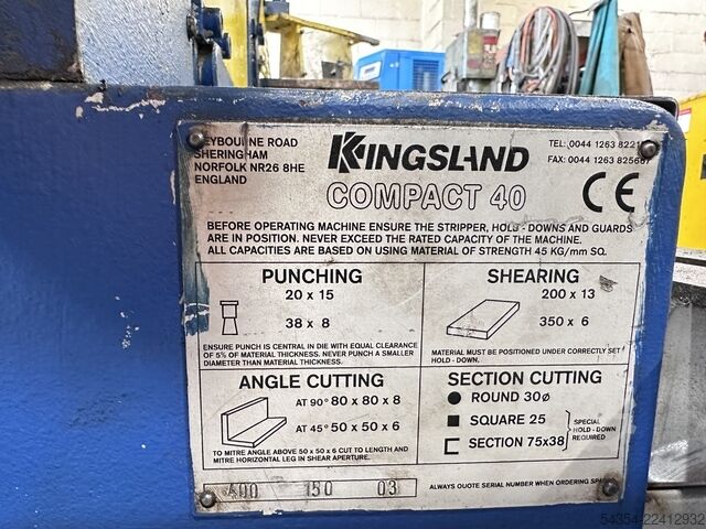Metal Working Machine Kingsland Compact 40