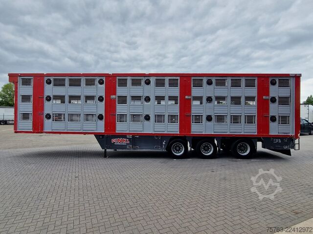 Cattle transport Finkl 3 deck - lift- water - vans - steering axle