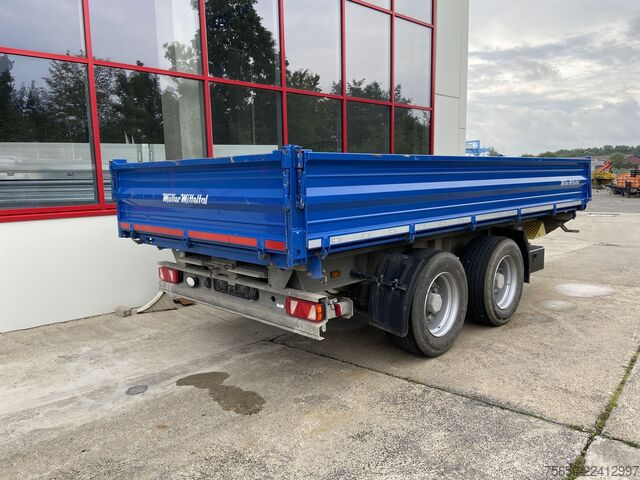 Tipper trailer Müller Mitteltal TA-2  18 t Tandemkipper- Tieflader