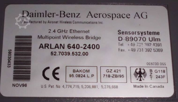 Telephone system Aerospace ARLAN 640-2400