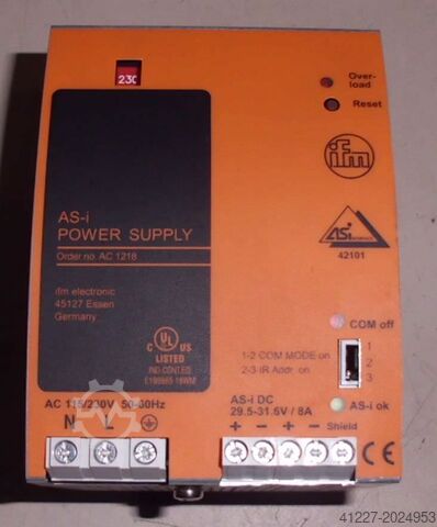 Stromversorgung ifm AS-i Power Supply AC1218
