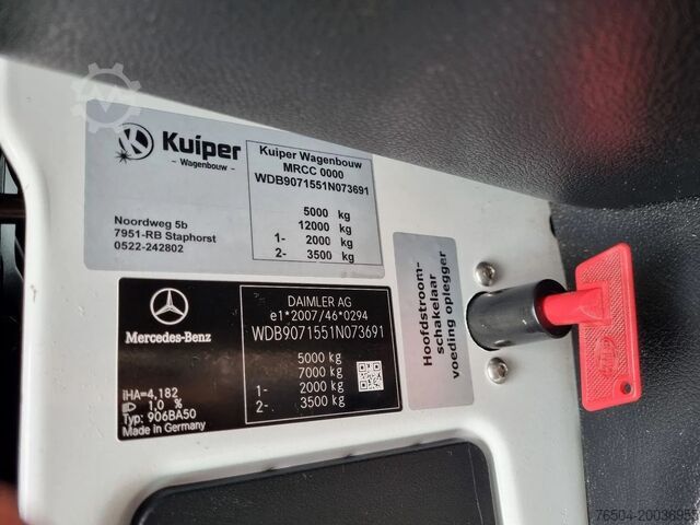 Closed box Mercedes-Benz Sprinter 516 CDI BE Clixtar/ Webasto/ 27 KUB/ N...