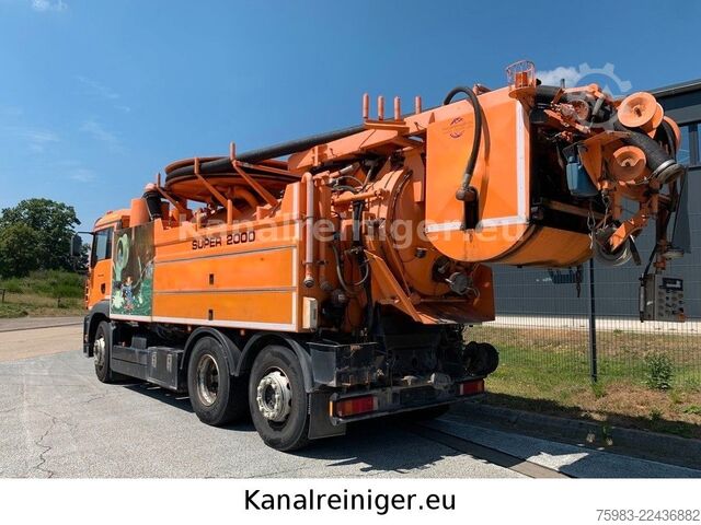 Saugwagen MAN TGA 26.410 6x2 Wiedemann Super 2000, Recycler
