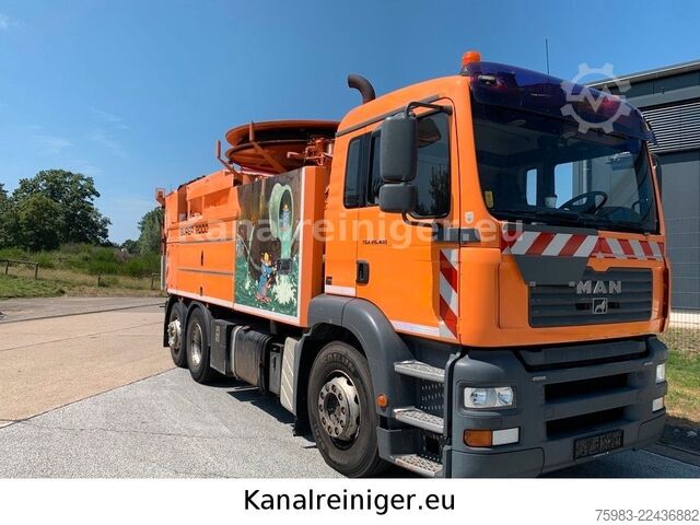 Saugwagen MAN TGA 26.410 6x2 Wiedemann Super 2000, Recycler