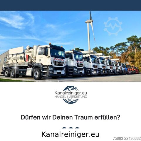 Saugwagen MAN TGA 26.410 6x2 Wiedemann Super 2000, Recycler