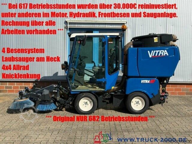 Road sweeper Iseki Iseki VITRA 2030 4x4 - 4 Besensystem Laubsauger