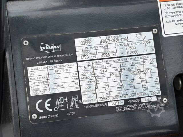 Gabelstapler Doosan G25GP