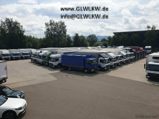 Box van MERCEDES-BENZ ATEGO 821 L Koffer 4,10 m LBW 1 T*SEITENTÜRE
