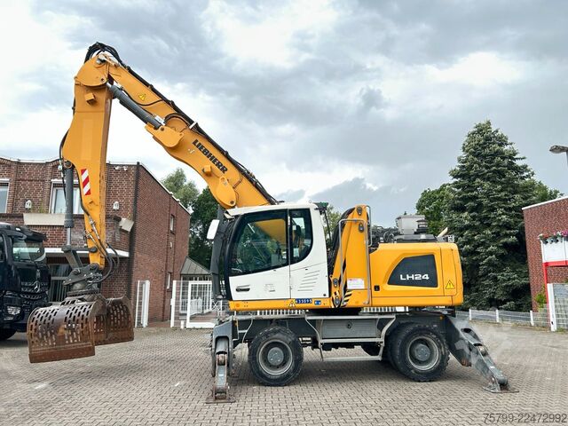 Mobile excavator LIEBHERR LH 24 Litronic mit Abbruch- / Sortiergreifer