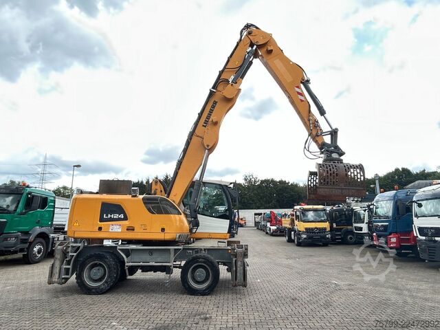 Mobile excavator LIEBHERR LH 24 Litronic mit Abbruch- / Sortiergreifer
