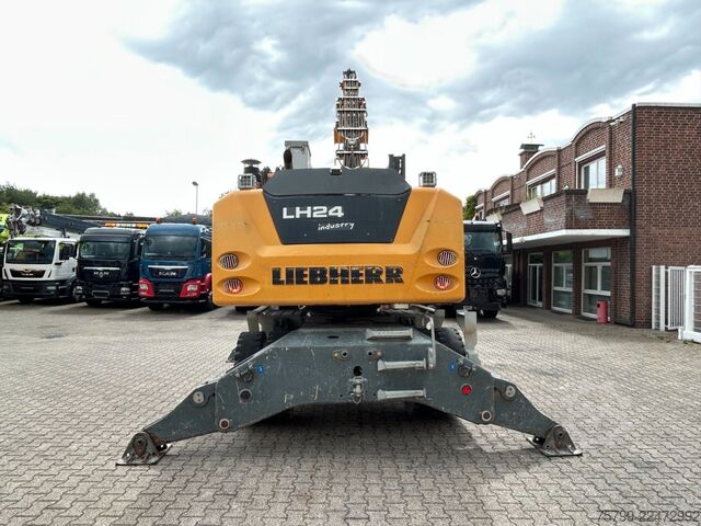 Mobile excavator LIEBHERR LH 24 Litronic mit Abbruch- / Sortiergreifer