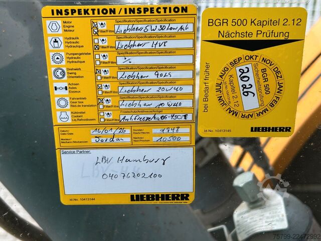 Mobile excavator LIEBHERR LH 24 Litronic mit Abbruch- / Sortiergreifer