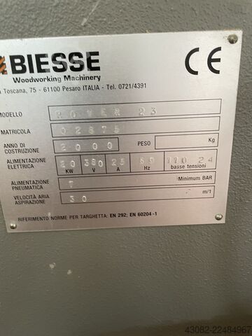 Bearbeitungszentrum BIESSE ROVER 23