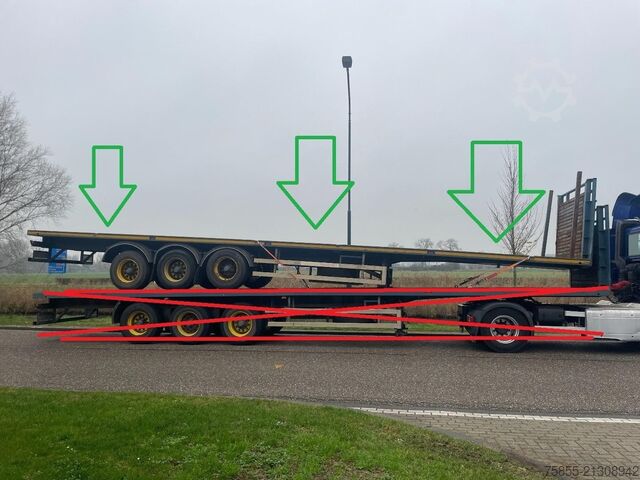 Plattformanhänger Haan OPL 45 Heavy Duty (45Ton) / Rungen-Potholes /BP...