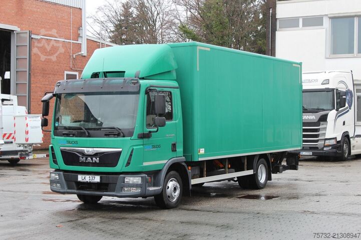 LKW mit Kofferaufbau MAN TGL 12.220 E6 Koffer 6,1m  LBW   Luft   3 Sitze