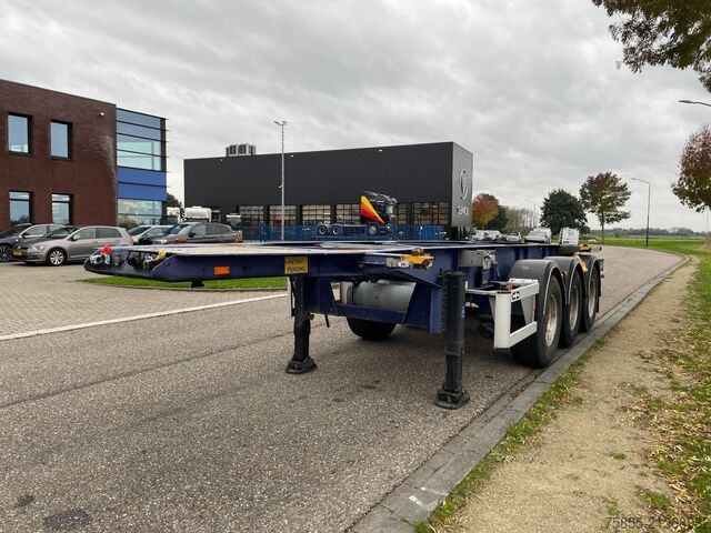 Container transport Van Hool 3B2013 20FT Tank / ADR / NL trailer / Liftaxle