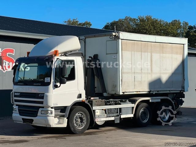 Roll-off tipper truck DAF CF 250 VDL-Abrollkipper mit Planenaufbau u. LBW