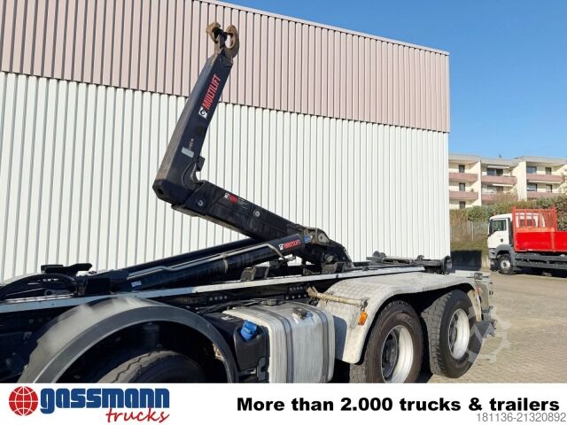 Roll-off tipper truck Iveco X-Way AD360X48Z/P 8x4, Retarder, Navi,