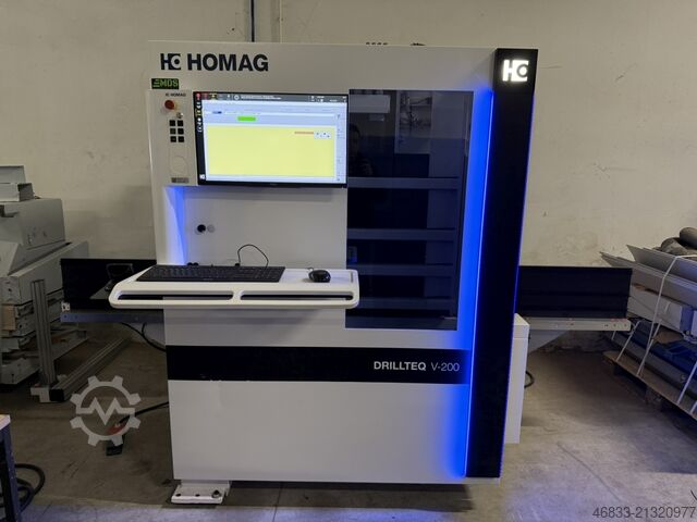 Bearbeitungszentrum mit Durchlauf Homag DRILLTEQ V-200