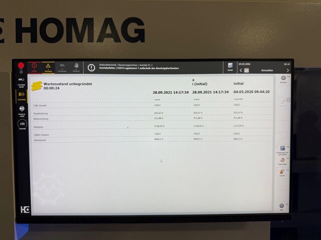 Vertical wood machining center Homag DRILLTEQ V-200