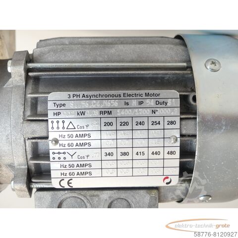 Control unit  Indur US-363 i= 101 Stirnradgetriebemotor SN:2000.9