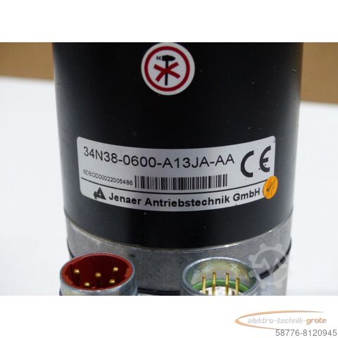 Control unit Jenaer Antriebstechnik 34N38-0600-A13JA-AA Servomotor