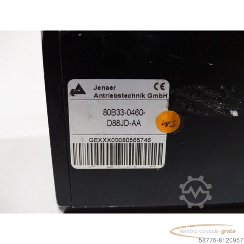 Control unit  Jenaer Antriebstechnik 80B33-0460-D88JD-AA Servomotor