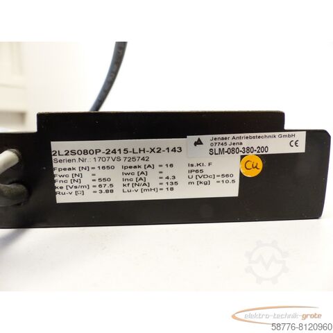 Control unit  Jenaer SLML2S080P-2415-LH-X2-143 SN:1707VS725742