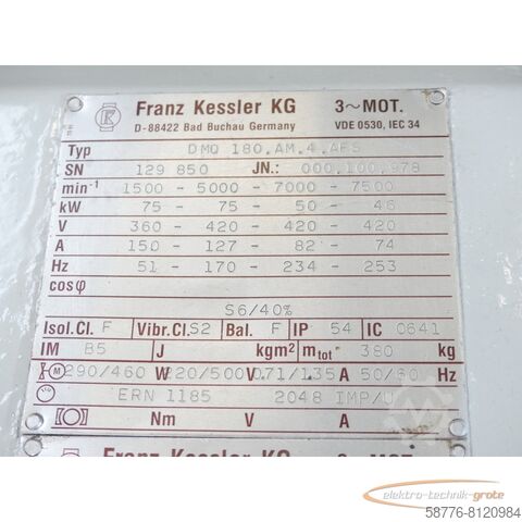 Control unit Kessler DMQ .4.AFS SN:129850 generalüberholt mit 12 Monaten Gewährleistung