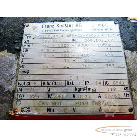 Control unit Kessler .4.AFS-C2A/B05360211100   3~ Motor