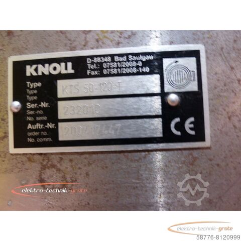 Knoll engine Knoll KTS 50-120-T Schraubspindelpumpe