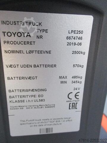 Niederhubwagen TOYOTA LPE250