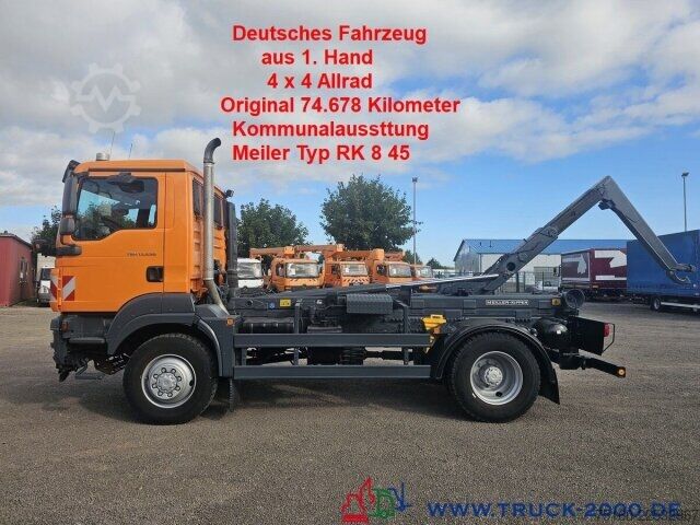 Abrollkipper MAN TGM 15.250 4x4 Meiller Kommunalausstattung