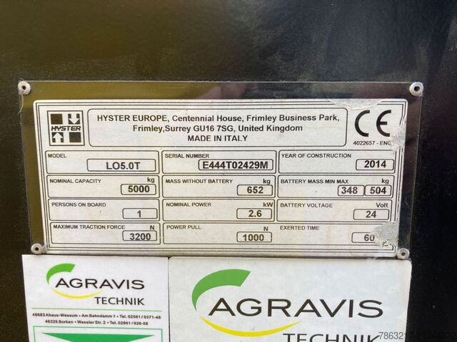 Tow Tractor Hyster LO 5.0T