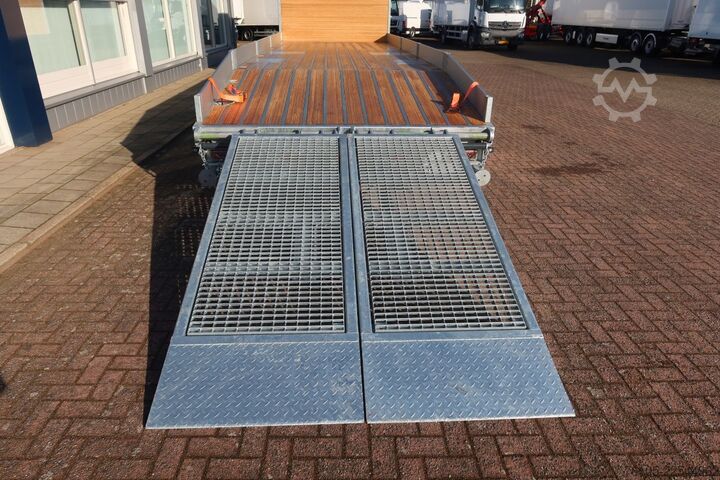 Car transporter DAF XF 450 6x2 Oprijwagen vloerhoogte 100 cm + 2x  ...