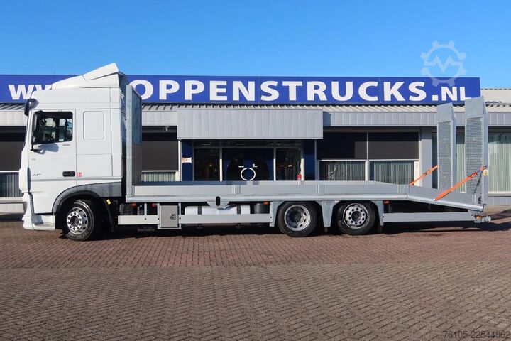 Car transporter DAF XF 450 6x2 Oprijwagen vloerhoogte 100 cm + 2x  ...