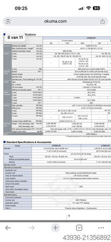 CNC Drehmaschine Y Achse Okuma LT-2000EX Okuma LT-2000 EX